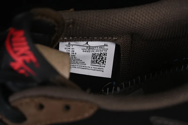 All Categories Air Jordan Jordan Series Basketball Shoes Air Jordan 1 Low Travis Scott x Air Jordan 1 Low OG AJ1 Joe 1 Joint Overhead CQ4277-001